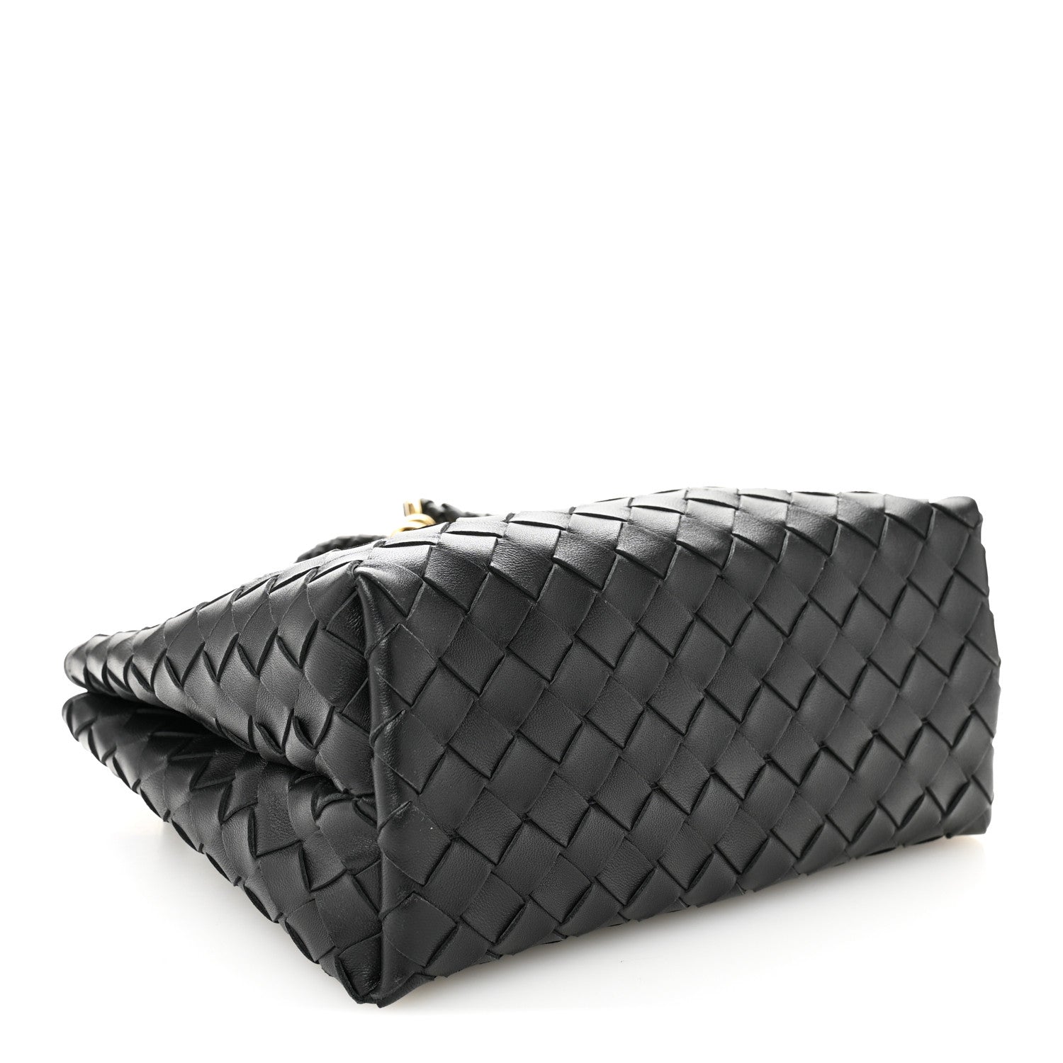 Bottega Veneta Nappa Intrecciato Small Andiamo Shoulder Bag Black 4 of 9