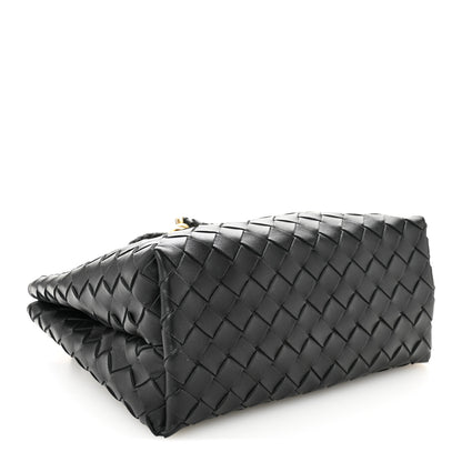 Bottega Veneta Nappa Intrecciato Small Andiamo Shoulder Bag Black 4 of 9
