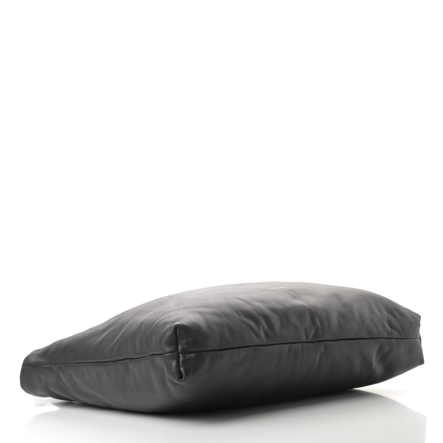 Mansur Gavriel Calfskin Reversible Pillow Tote Black Flamma 4 of 9