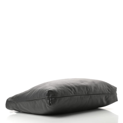 Mansur Gavriel Calfskin Reversible Pillow Tote Black Flamma 4 of 9