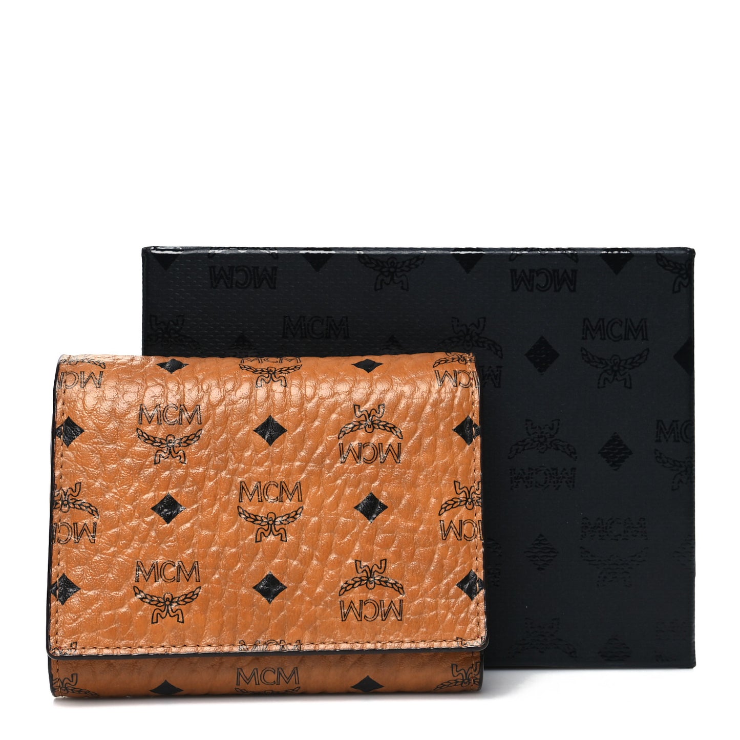 Visetos Trifold Wallet Cognac