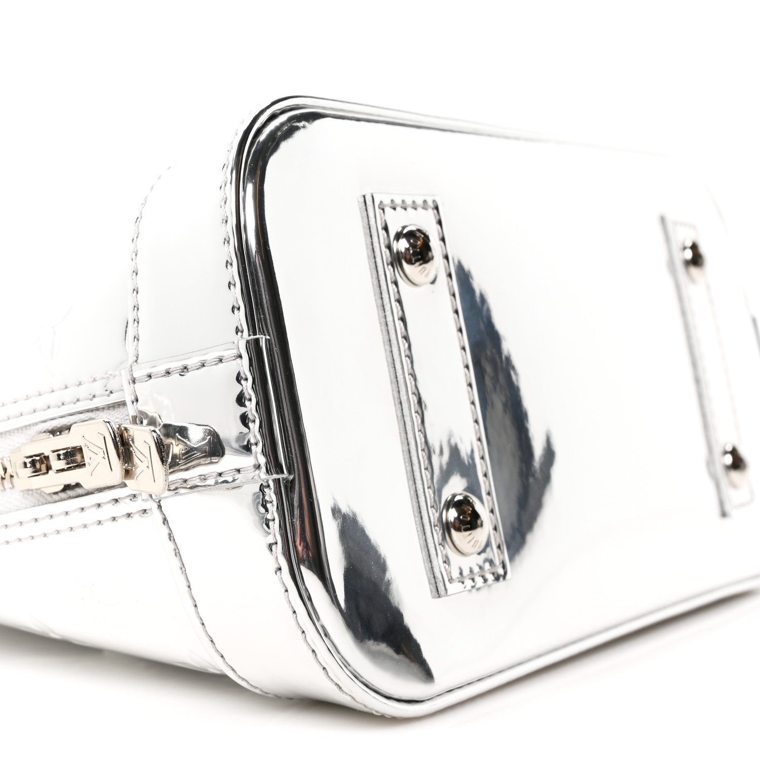 Louis Vuitton Monogram Miroir Alma BB Silver 8 of 10