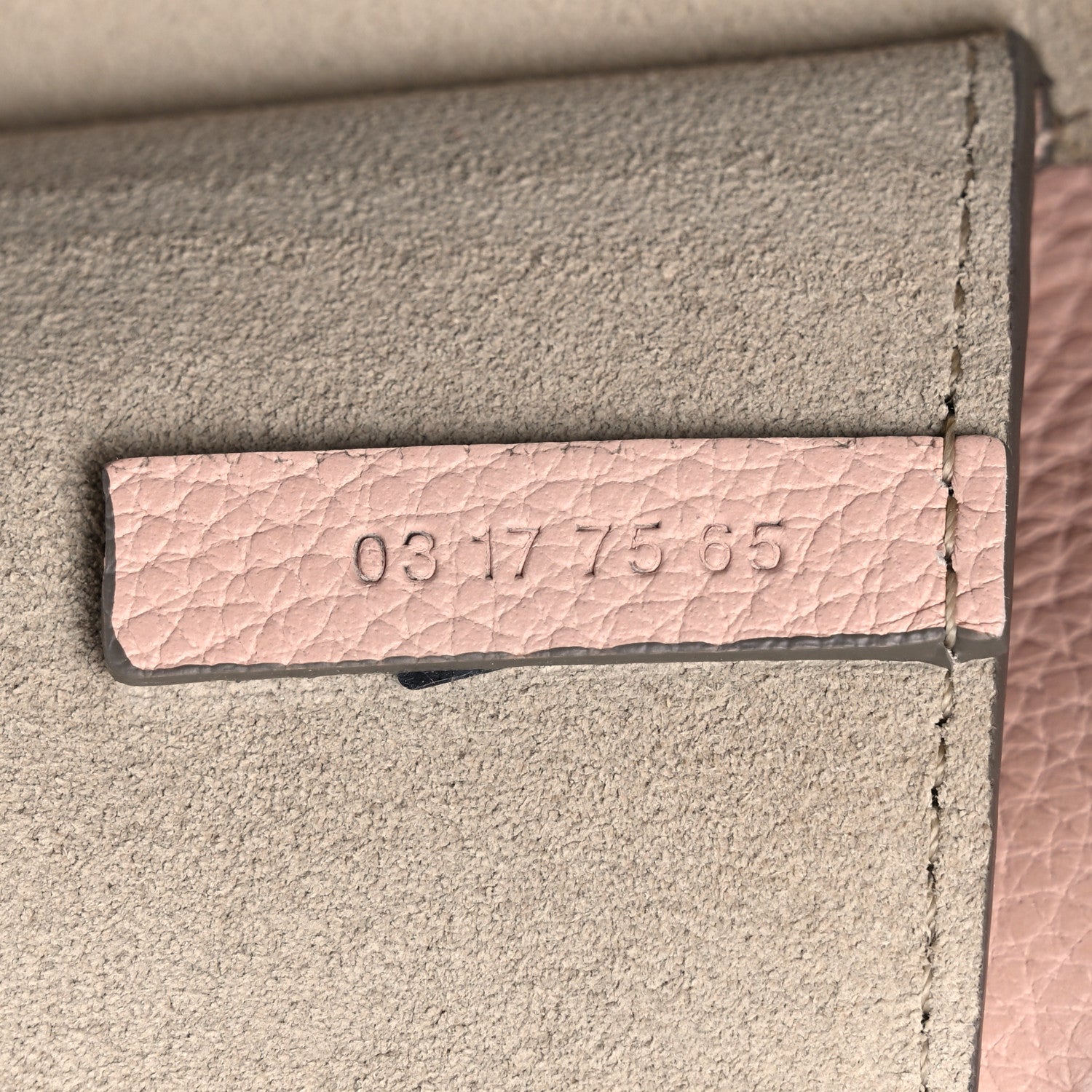 Chloe Calfskin Mini Faye Shoulder Bag Cement Pink 7 of 13