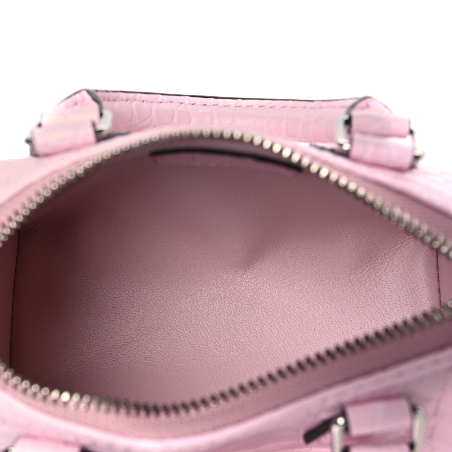 Louis Vuitton Alligator Nano Speedy Pink 5 of 9