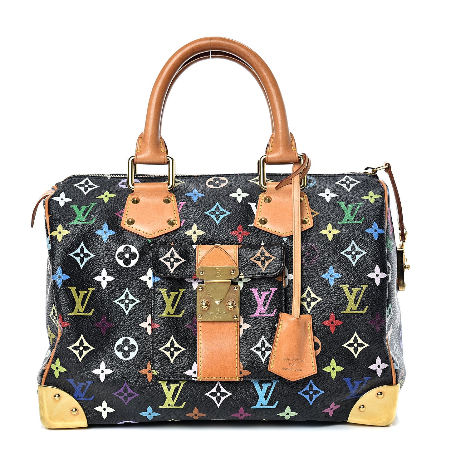 Monogram Multicolor Speedy 30 Black