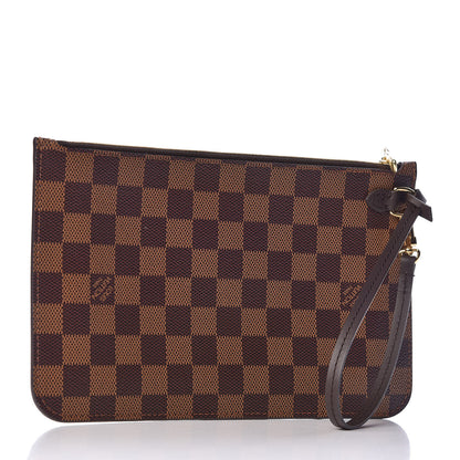 Louis Vuitton Damier Ebene Neverfull MM GM Pochette 3 of 8