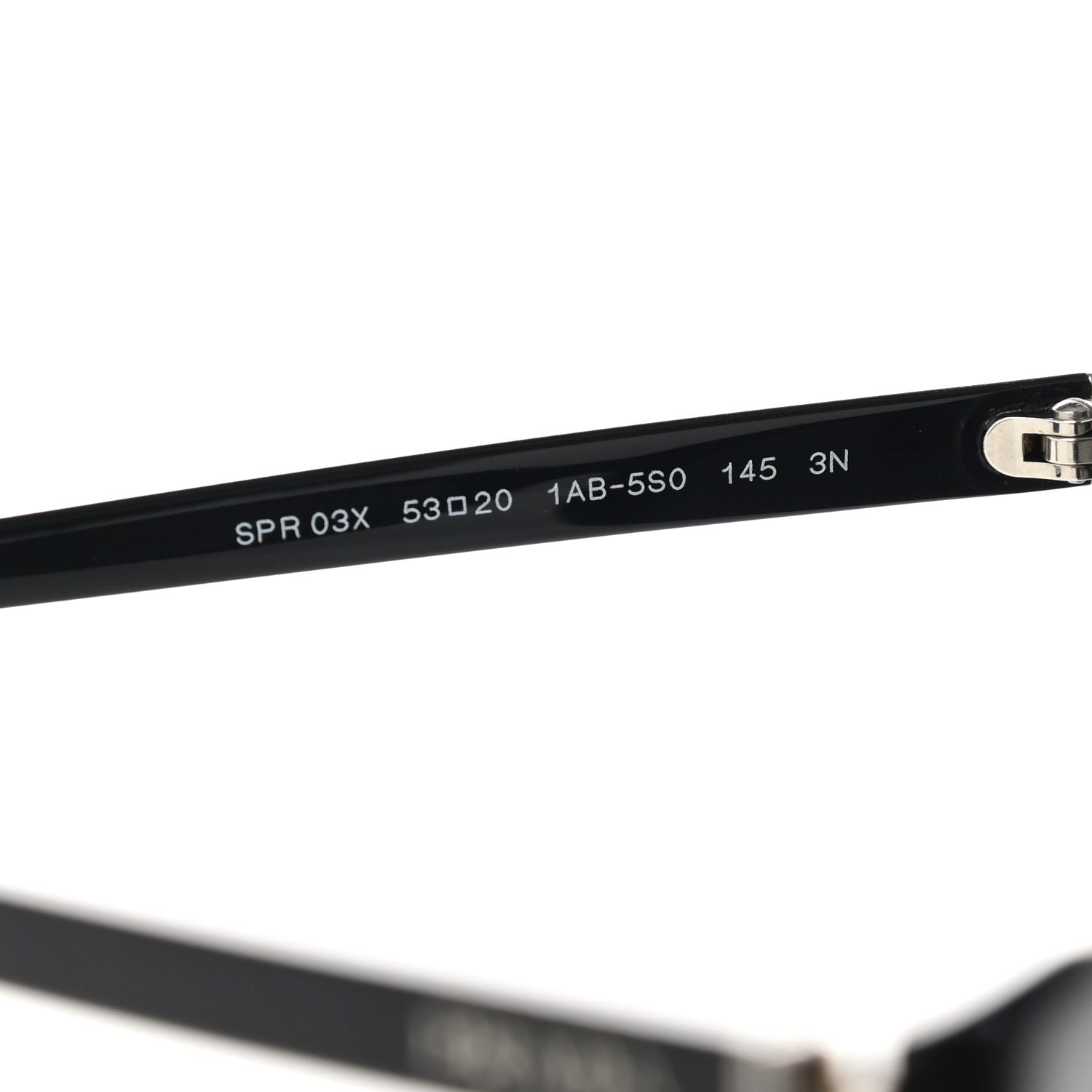 Prada Acetate Pillow Cat Eye Sunglasses SPR 03X Black 7 of 8