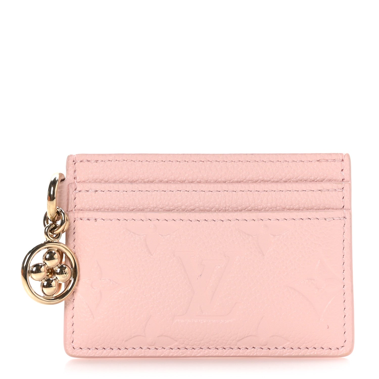 Louis Vuitton Empreinte Monogram LV Charms Card Holder Pink Opale 1 of 10