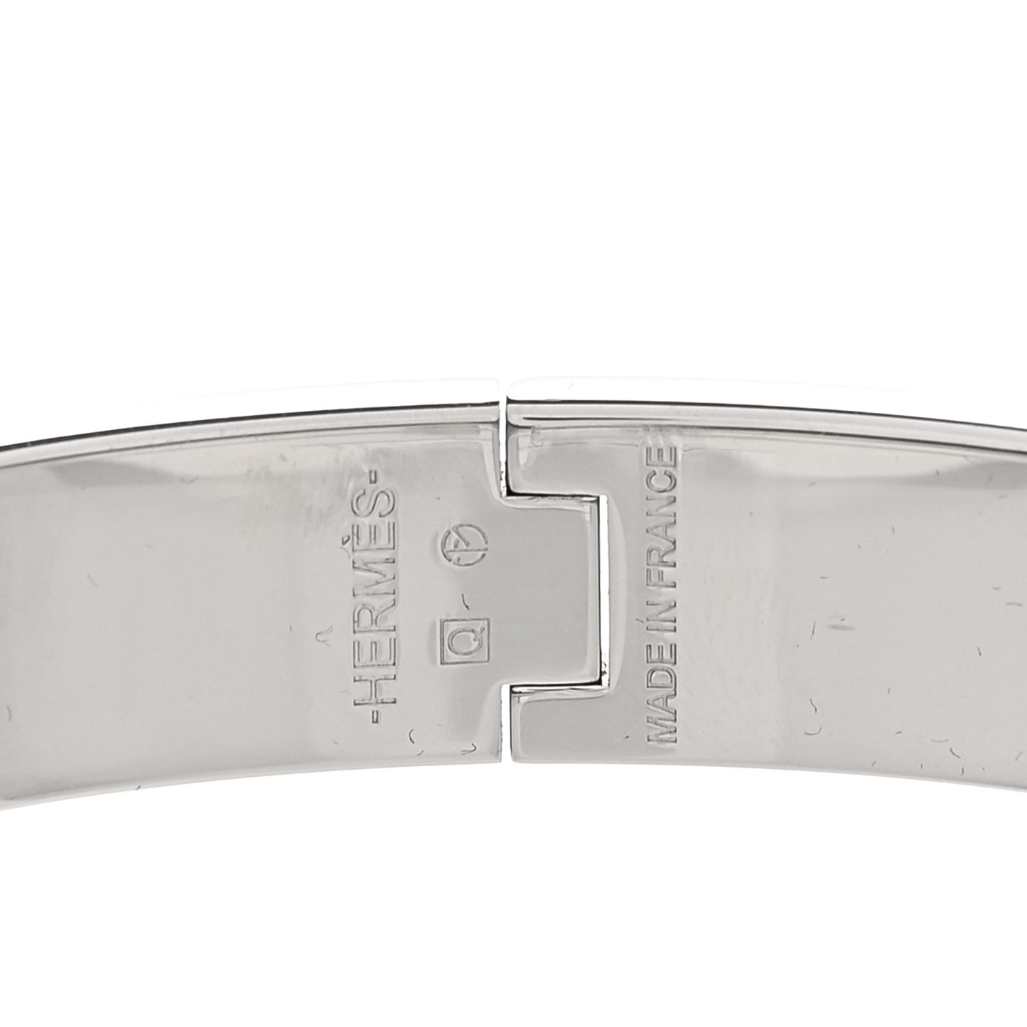 Narrow Enamel Clic Clac H Bracelet GM Bleu Profond