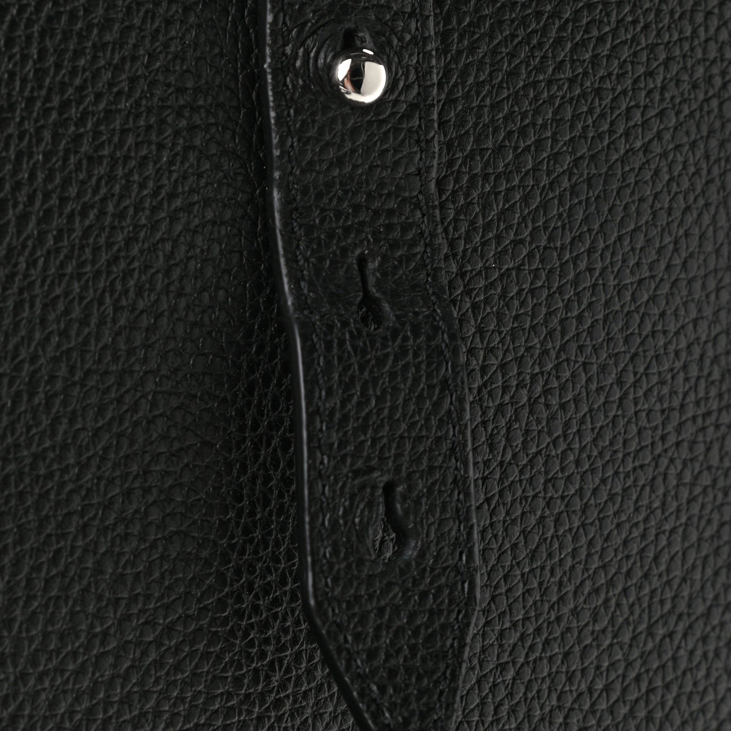 Christian Dior Grained Calfskin Saddle Tote Black 11 of 13