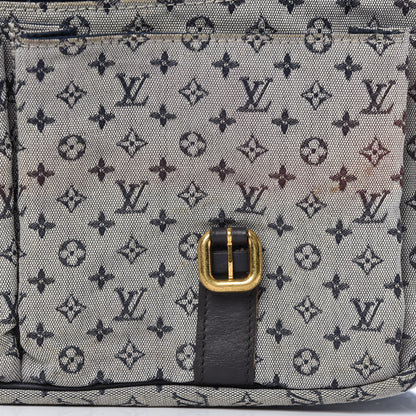 Louis Vuitton Mini Lin Sac a Langer Diaper Bag Blue 13 of 20