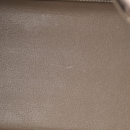 Hermes Togo Kelly Retourne 35 Etoupe 14 of 16
