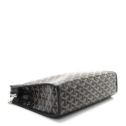 Goyard Goyardine Jouvence GM Toiletry Pouch Black 4 of 7