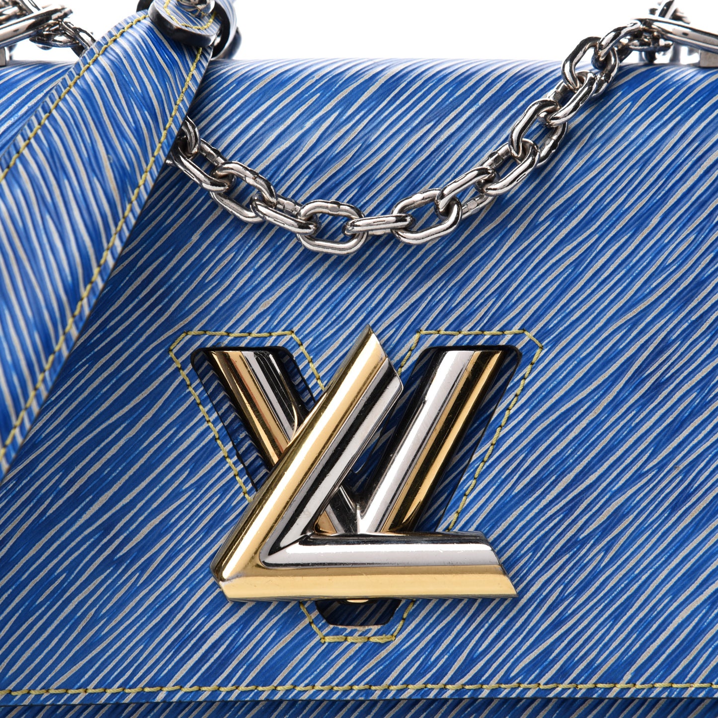Epi Twist Shoulder Bag PM Denim Light