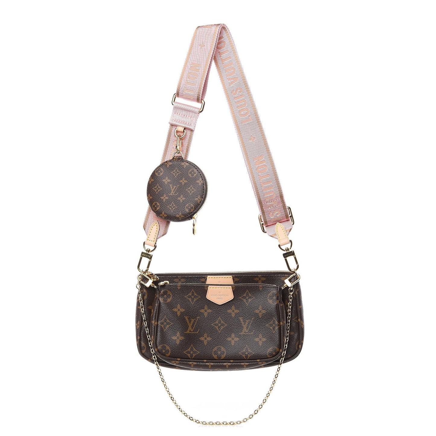 Monogram Multi Pochette Accessories Rose Clair