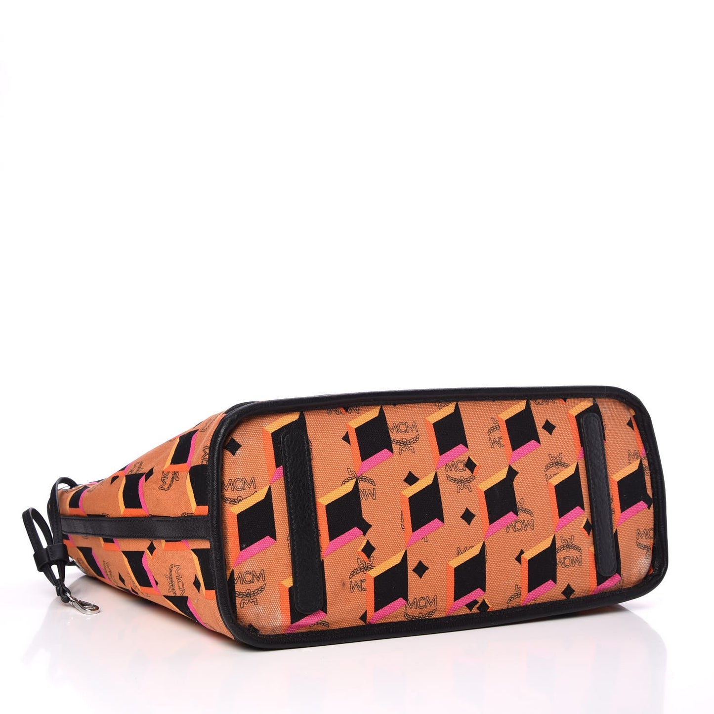 Visetos Medium Reversible Shopping Tote Black
