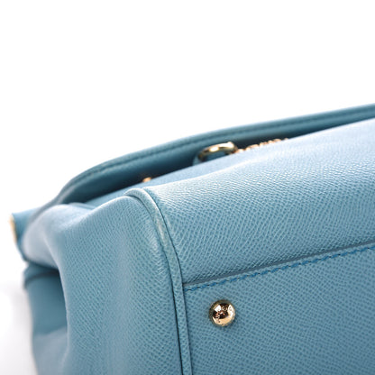 Dolce & Gabbana Dauphine Large Miss Sicily Satchel Light Blue 11 of 14