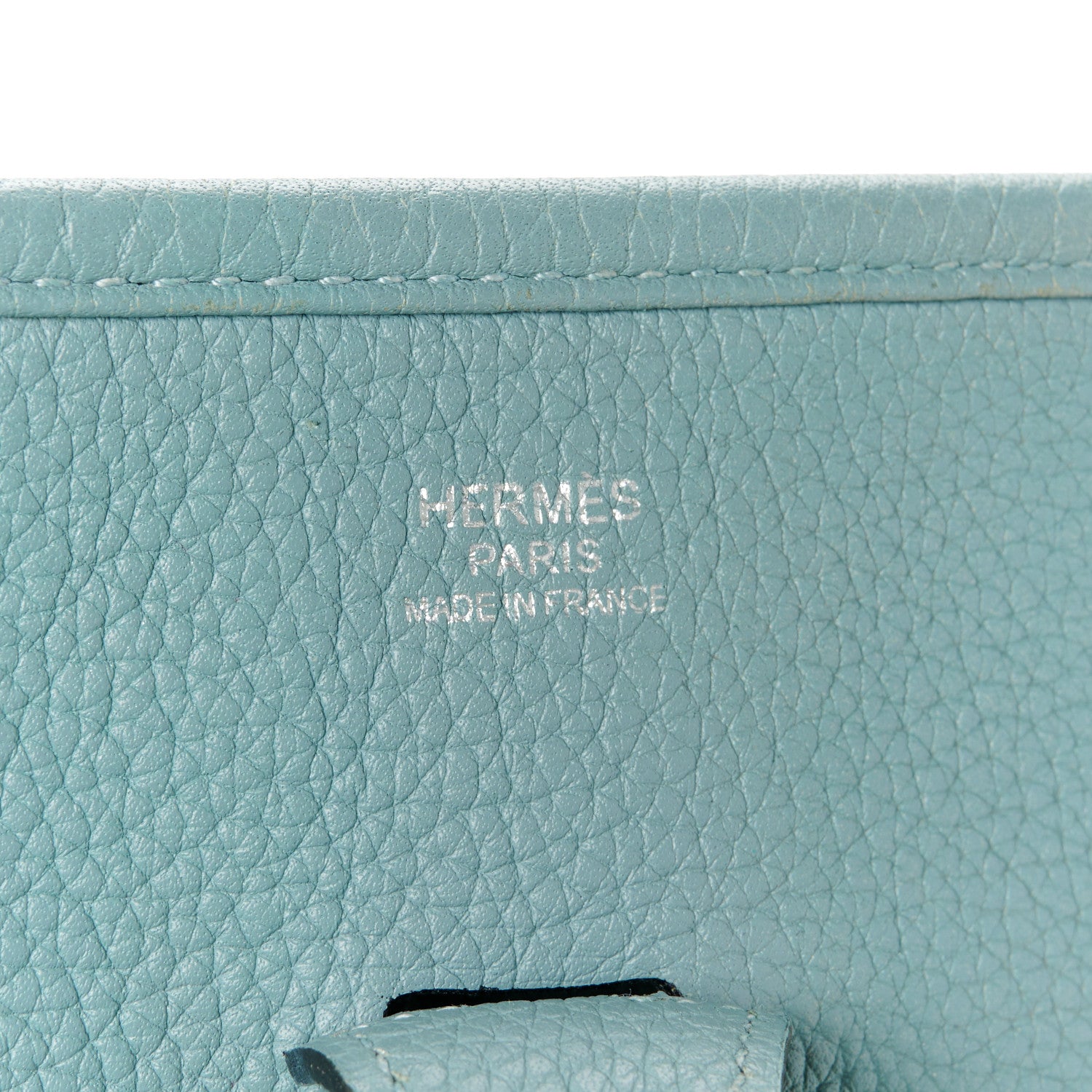 Hermes Taurillon Clemence Evelyne III PM Ciel 6 of 11