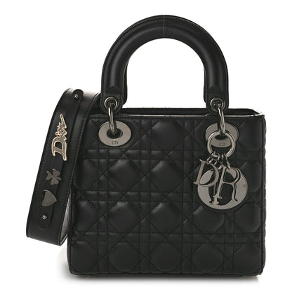 Christian Dior Lambskin Cannage Small My ABCDior Lady Dior Black 1 of 8