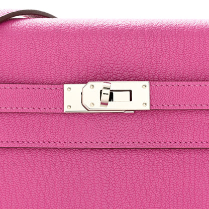 Hermes Chevre Mysore Kelly Wallet To Go Magnolia 7 of 10