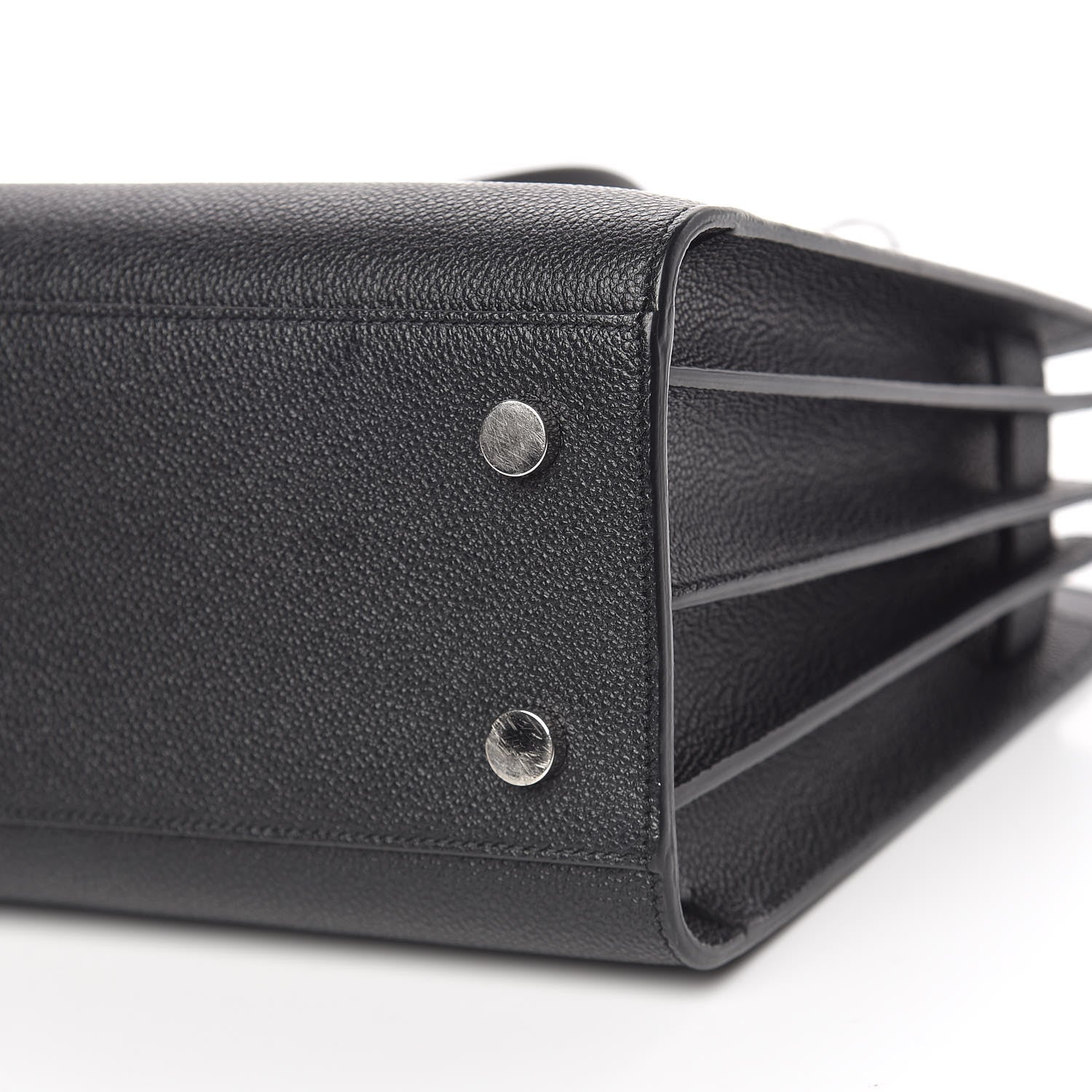 Saint Laurent Grained Calfskin Baby Sac De Jour Black 6 of 9