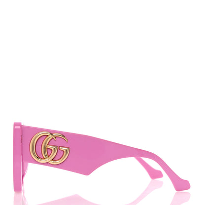 Gucci Acetate Square Frame Sunglasses GG0956S Pink 3 of 8