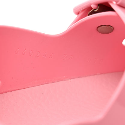 Gucci Rubber Mini Double G Womens Isla Dad Sandals 38 Wild Rose 7 of 8