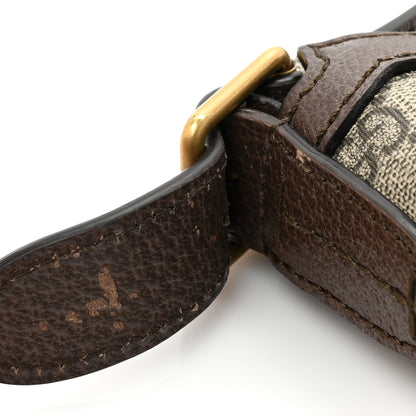 Gucci GG Supreme Monogram Web Small Ophidia Half Moon Hobo Brown 11 of 11