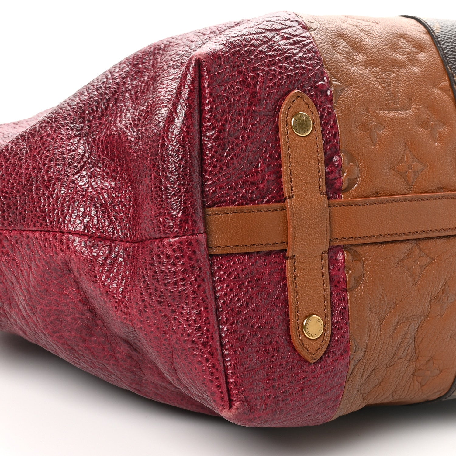 Louis Vuitton Monogram Stripes Medium Bag Bordeaux 13 of 17