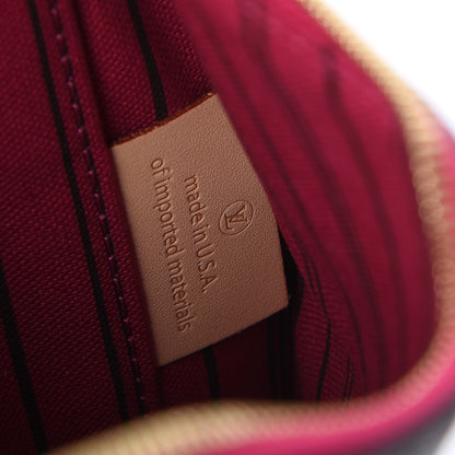 Louis Vuitton Monogram Neverfull MM GM Pochette Pivoine 7 of 8