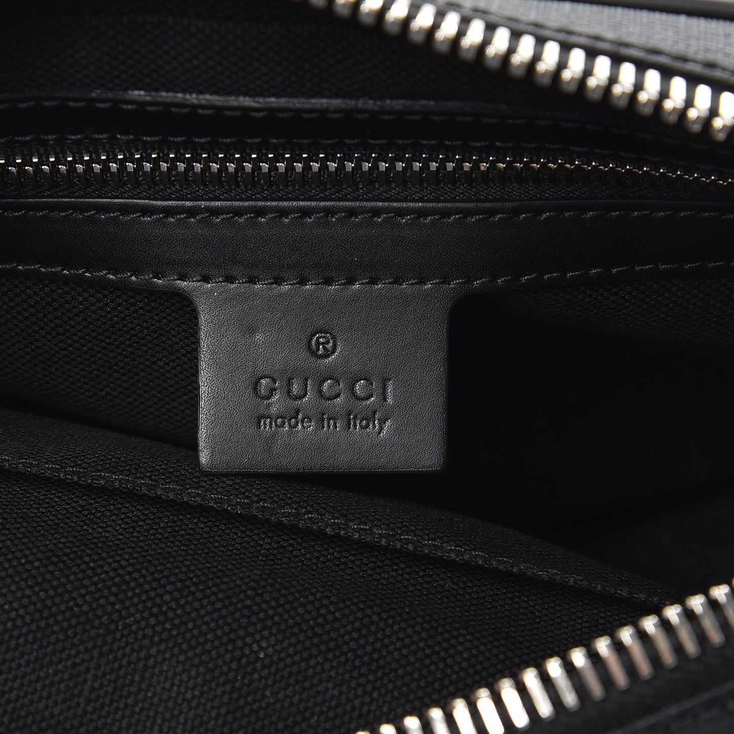 Soft GG Supreme Monogram Web Belt Bag Black Grey