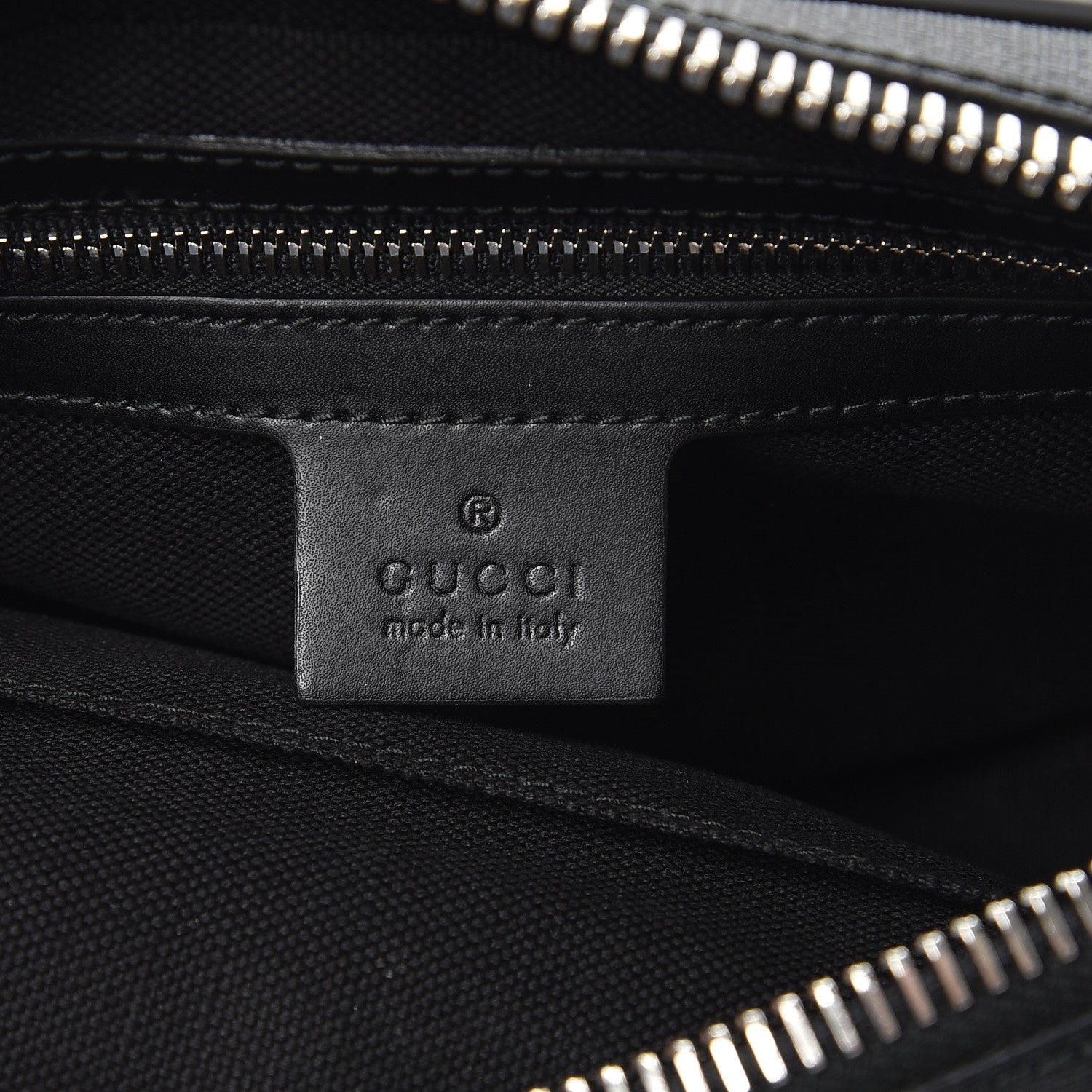 Gucci Soft GG Supreme Monogram Web Belt Bag Black Grey 6 of 9