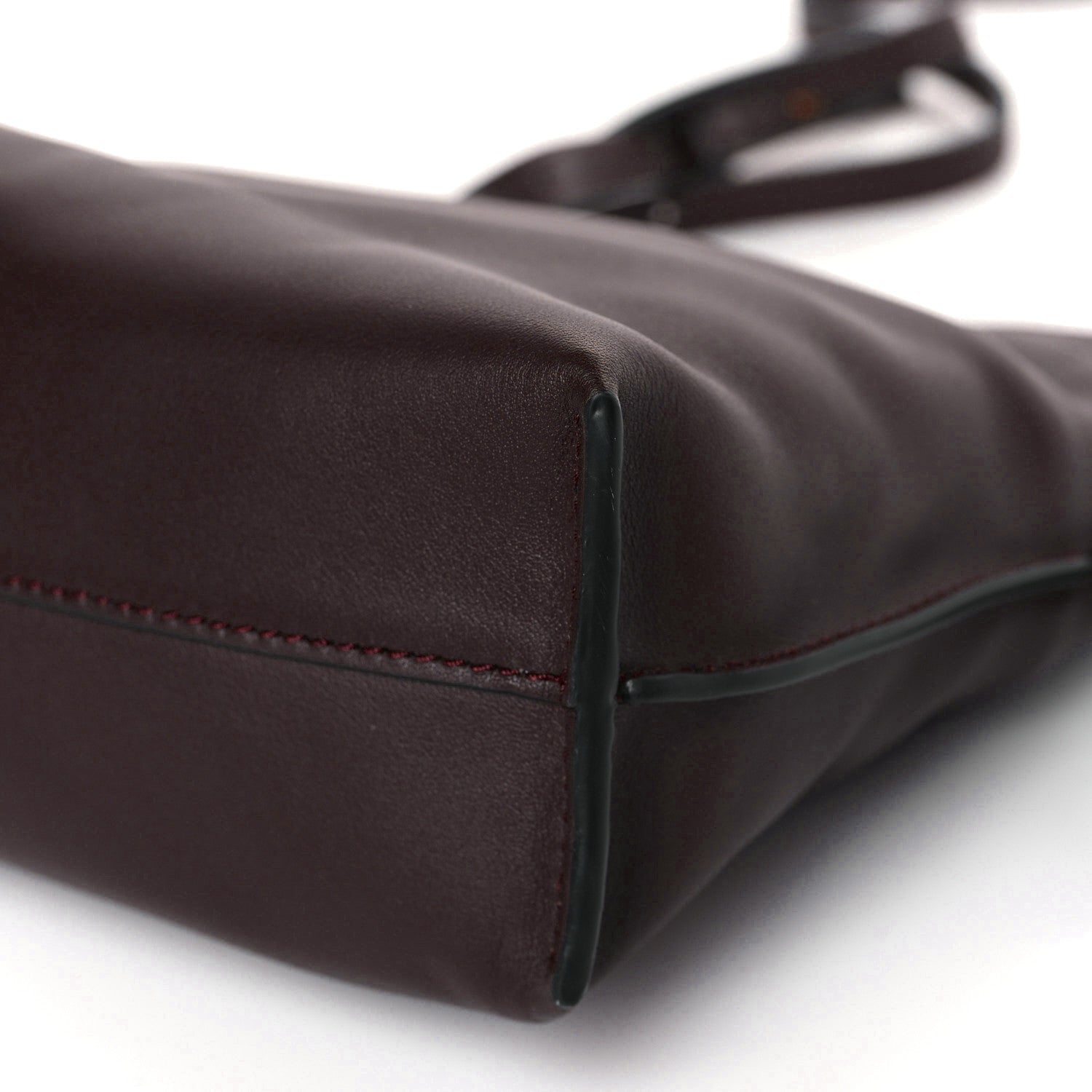 Loewe Calfskin Mini Flamenco Knot Clutch Prune 9 of 9