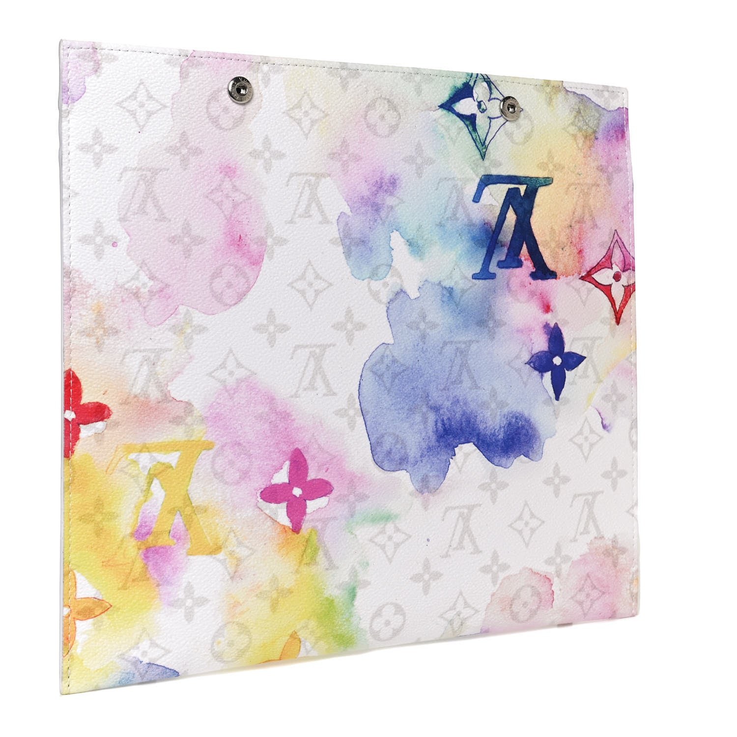 Louis Vuitton Monogram Watercolor New Tote Pochette Multicolor 3 of 9
