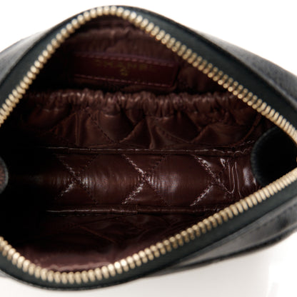 Chanel Caviar Quilted Small Curvy Pouch Cosmetic Case Black 5 of 9