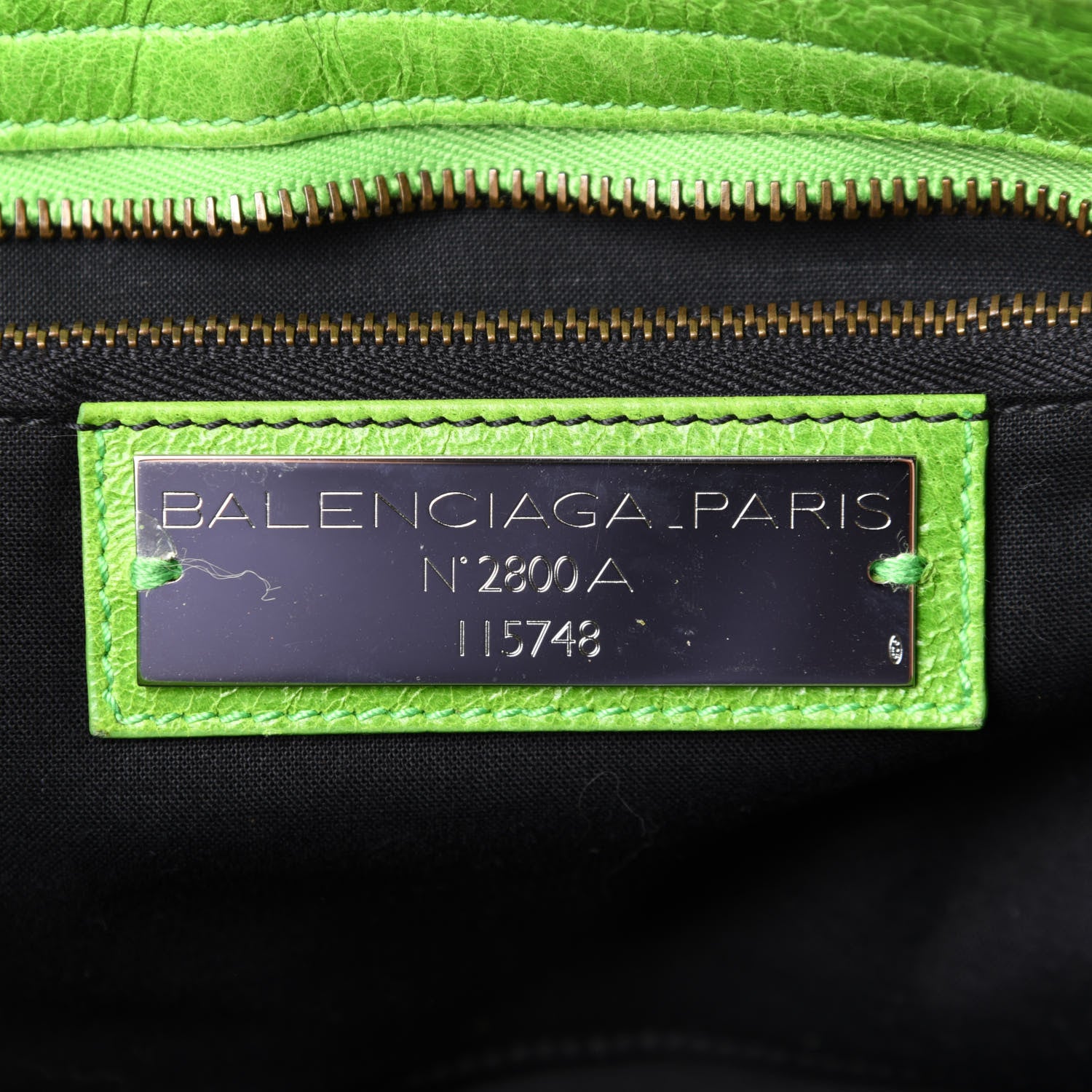 Balenciaga Chevre Classic Hardware City Apple Green 6 of 12