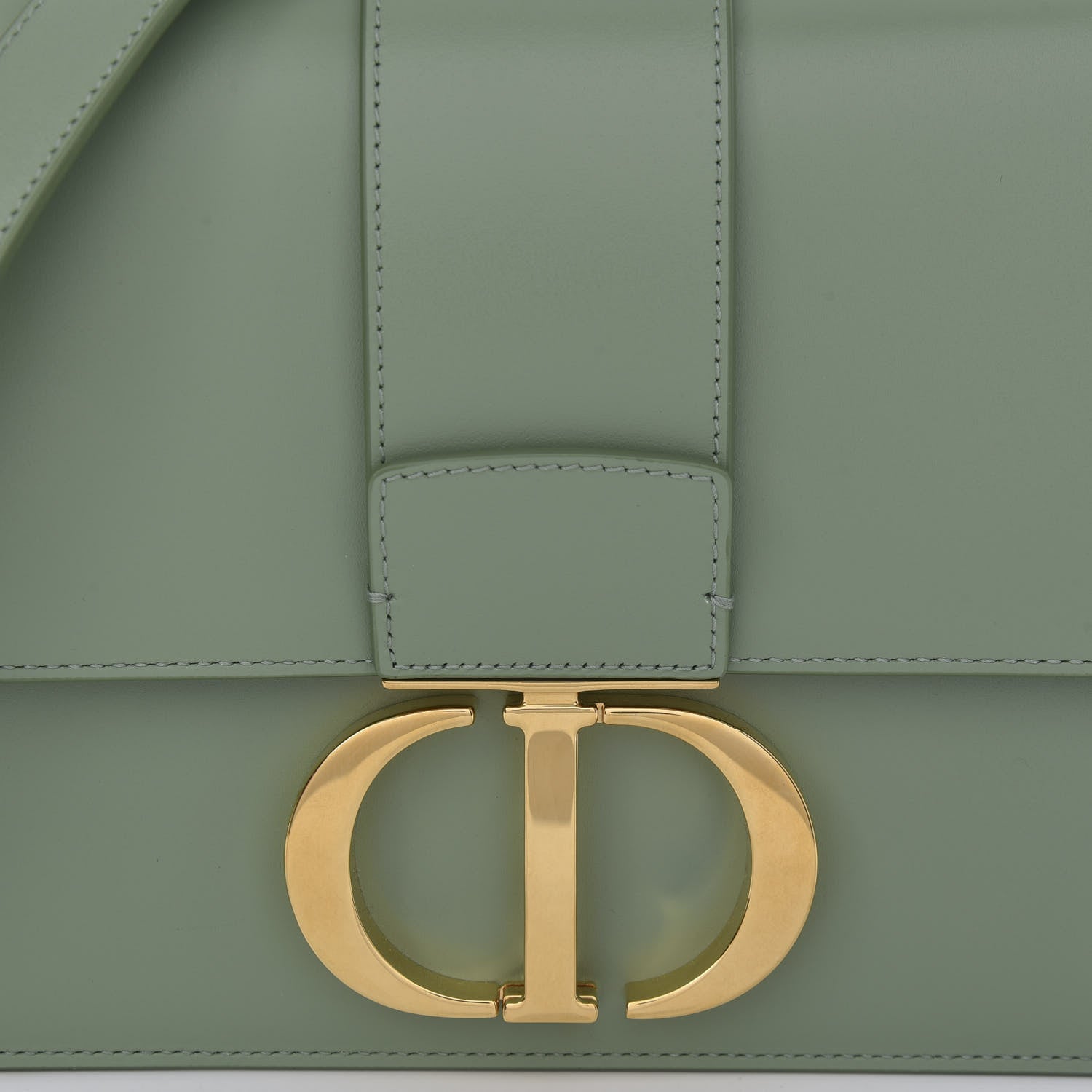 Christian Dior Smooth Calfskin 30 Montaigne Flap Bag Mint Green 9 of 9