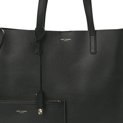 Saint Laurent Calfskin Large Shopping Tote Black 9 of 11