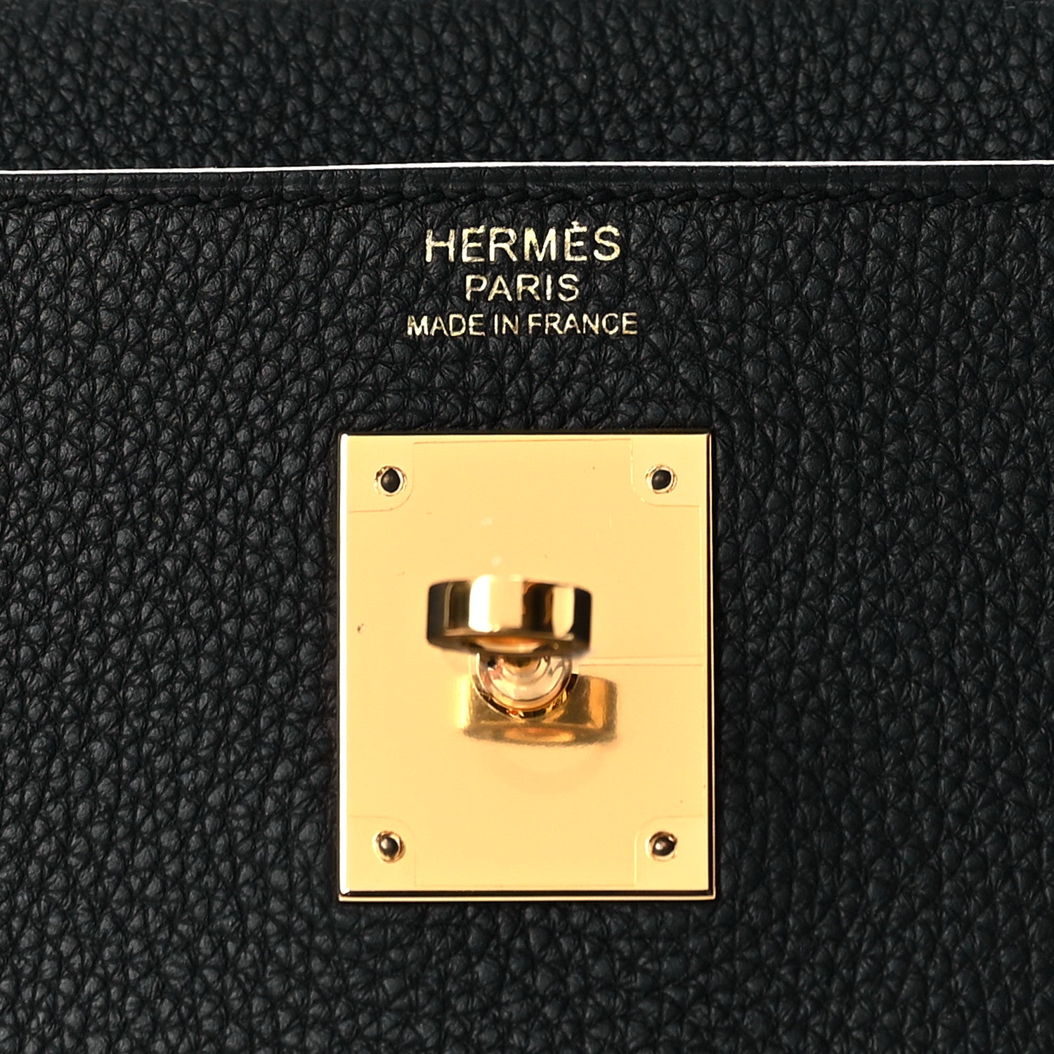 Hermes Togo Kelly Retourne 32 Black 6 of 14