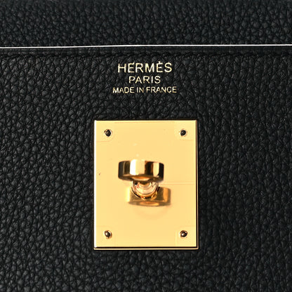 Hermes Togo Kelly Retourne 32 Black 6 of 14