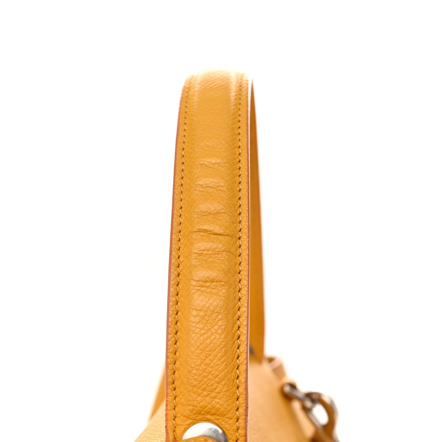 Grained Calfskin Mini Belt Bag Amber