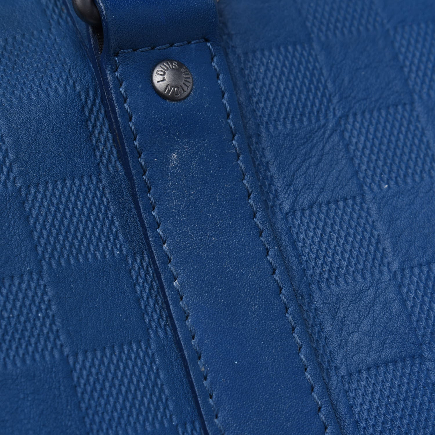 Louis Vuitton Damier Infini Keepall Bandouliere 45 Neptune 21 of 33