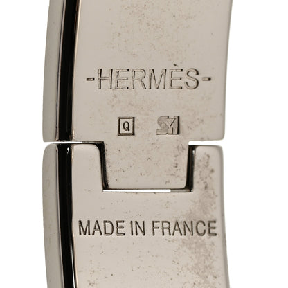 Hermes Enamel Narrow Clic Clac H Bracelet PM White 4 of 5