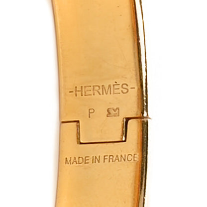 Hermes Enamel Narrow Clic Clac H Bracelet GM Black 4 of 4