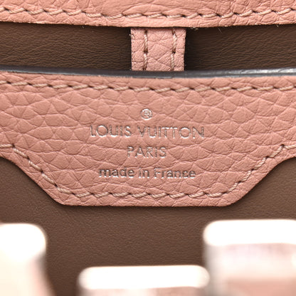 Louis Vuitton Taurillon Capucines PM Magnolia 6 of 12