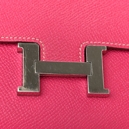Hermes Epsom Constance Long Wallet Rose Tyrien 10 of 10