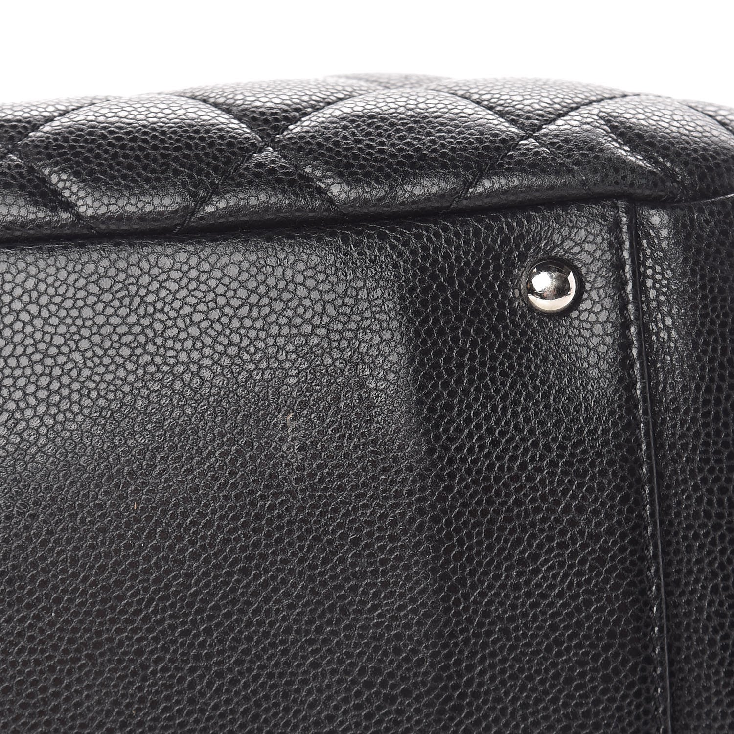 Chanel Caviar Quilted Framed Bowling Bag Black 12 of 12