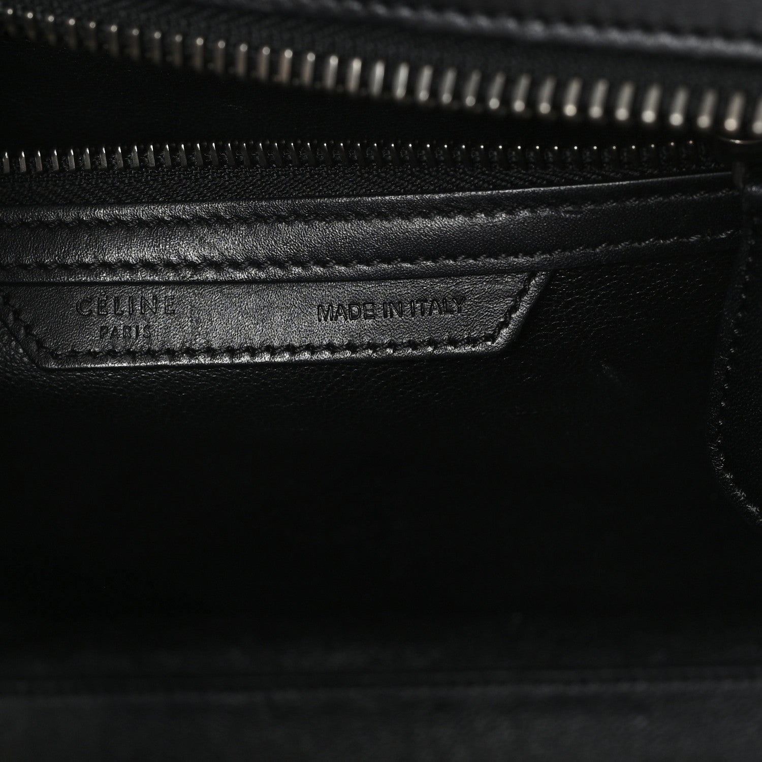 Celine Felt Smooth Calfskin Micro Tri-Color Luggage Black Yellow 6 of 9