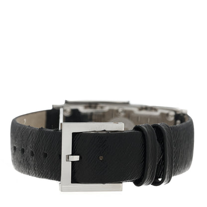 Fendi Stainless Steel Calfskin 20mm 5500L Quartz Watch Black 4 of 5