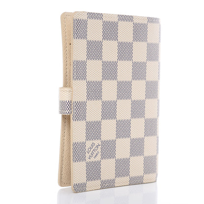 Louis Vuitton Damier Azur Small Ring Agenda Cover 3 of 7